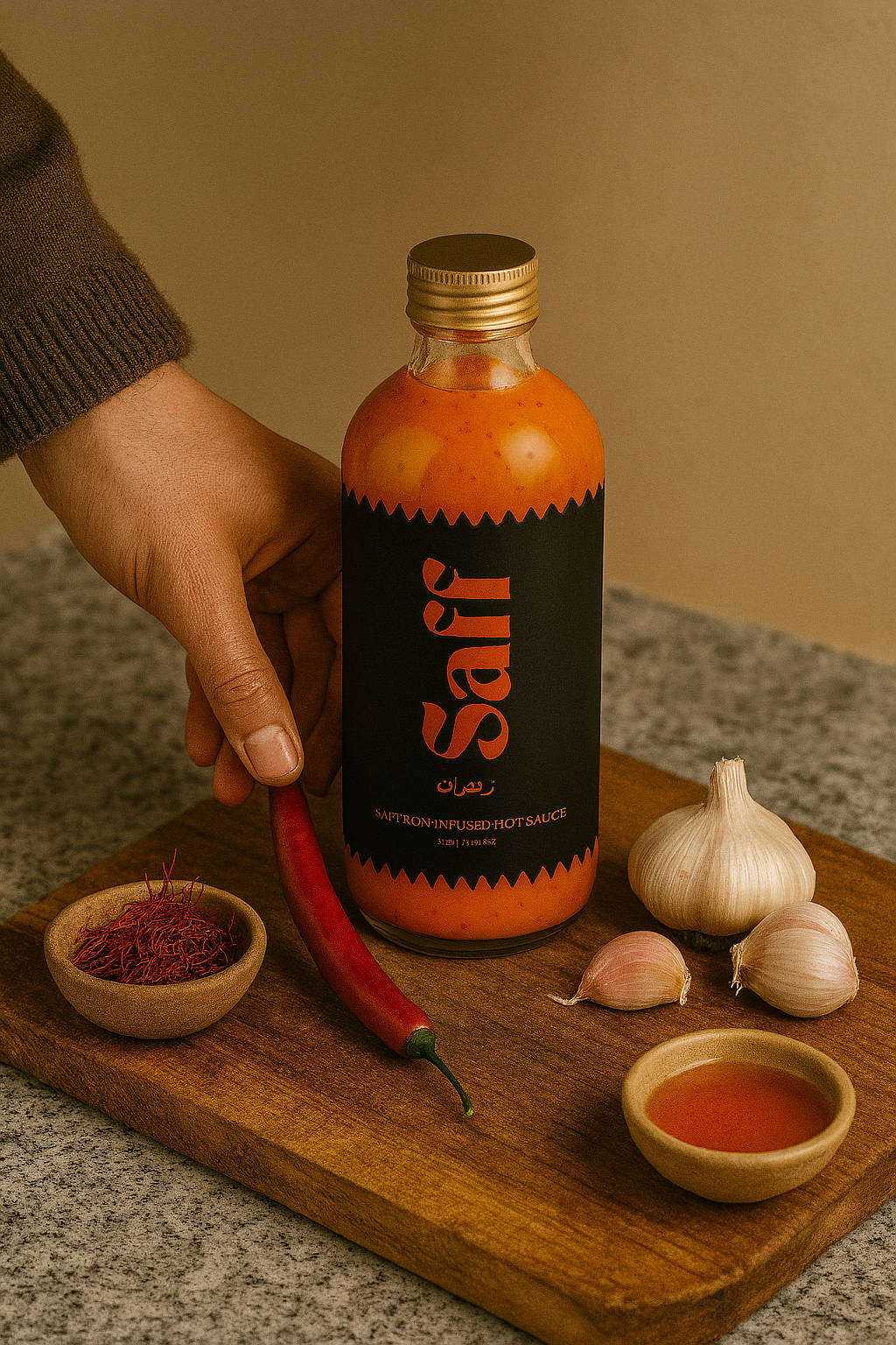 Homemade Saffron-Infused Hot Sauce: A Recipe Worth Savoring
